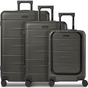 Police London 4 wheels Suitcase set 3-piece Expandable