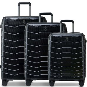 Echolac Exo 4 wheels Suitcase set 3-piece Expandable