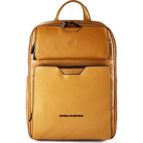 Piquadro Ael Daypack Genuine Leather 37 cm Laptop compartment
