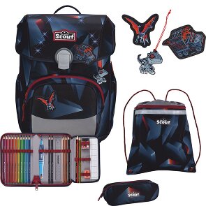 Scout Neo LED School bag set 8-piece