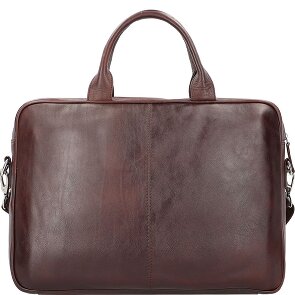 Dermata Briefcase leather 39 cm laptop compartment