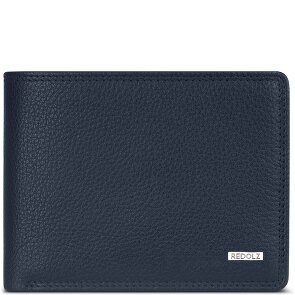 Redolz Leather Essentials QF wallet RFID leather 12 cm fold-out with zipper compartment