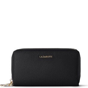 Lazarotti Bologna Leather XL Double Zip-Around Wallet RFID Leather 20 cm