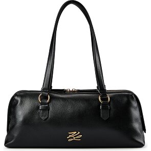 Karl Lagerfeld Autograph Shoulder Bag Genuine Leather 35 cm