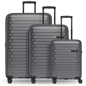 Pactastic Collection 04 THE THREE SET + 4 wheels Suitcase set 3-piece with expansion pleat Pactastic Collection 04 THE THREE SET + 4 wheels Suitcase set 3-piece with expansion pleat
