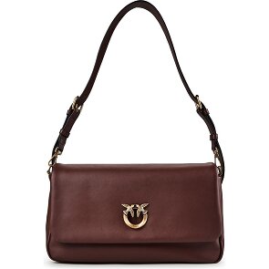 PINKO Click Soft Classic Shoulder Bag Genuine Leather 32 cm