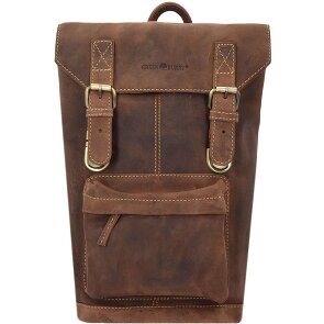Greenburry Vintage backpack leather 42 cm laptop compartment Greenburry Vintage backpack leather 42 cm laptop compartment