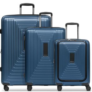 Redolz Essentials 14 4 wheels Suitcase set 3-piece with expansion pleat Redolz Essentials 14 4 wheels Suitcase set 3-piece with expansion pleat