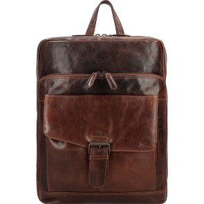 Greenburry Rugged Business backpack Leather 39 cm Laptop compartment