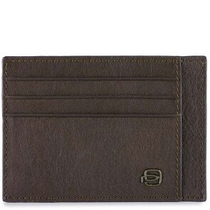 Piquadro Black Square Credit card case Leather 11 cm