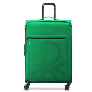 Delsey Paris x United Colors of Benetton Color Block 4-wheeled trolley 77cm with expansion fold