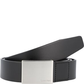Calvin Klein Formal Plaque Belt Leather