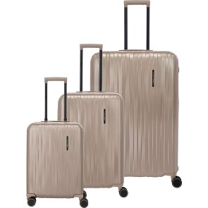 Travelite Barbara 4 wheels Suitcase set 3-piece with expansion pleat