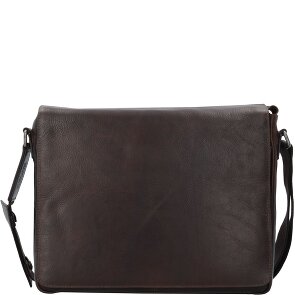 Leonhard Heyden Roma Messenger leather 38 cm laptop compartment