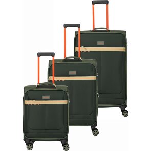 Travelite Color Craze 4 wheels Suitcase set 3-piece with expansion pleat