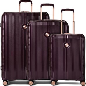 Polestream Paris 4 wheels Suitcase set 3-piece with expansion pleat
