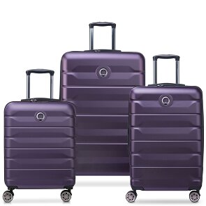 Delsey Paris Air Armour 4 wheels Suitcase set 3-piece with expansion pleat