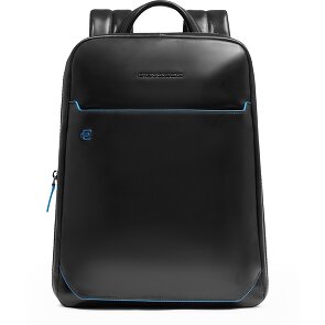 Piquadro Blue Square Daypack RFID protection Leather 37 cm Laptop compartment