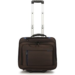Dermata 2 wheels Wheeled briefcase 38 cm Laptop compartment