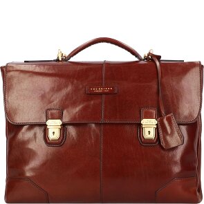 The Bridge Vespucci briefcase leather 40 cm laptop compartment