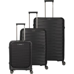 Travelite Mooby 4 wheels Suitcase set 3-piece with expansion pleat
