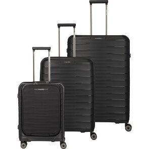 Travelite Mooby 4 wheels Suitcase set 3-piece with expansion pleat