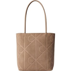 Calvin Klein Emblem AOP Shopper Bag Leather 32 cm