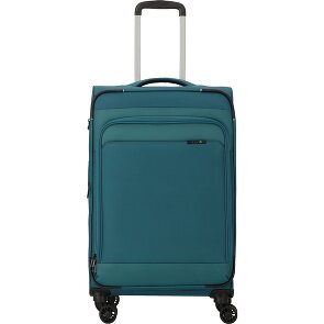 d&n Travel Line 9504 4 wheels Trolley M 67 cm with expansion pleat