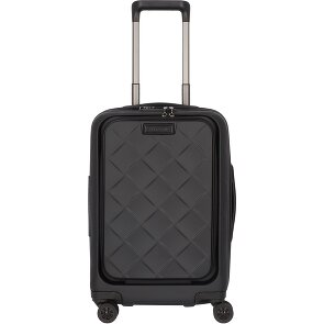 Stratic Leather & More 4 wheels Cabin trolley 55 cm Laptop compartment