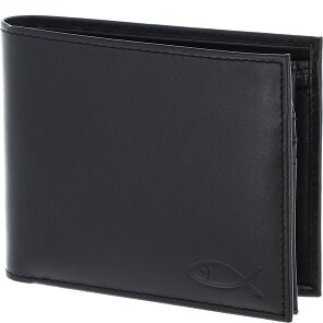 oxmox Leather Wallet RFID protection Genuine Leather 12 cm