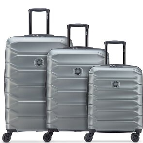 Delsey Paris Meteor 4 wheels Suitcase set 3-piece Expandable