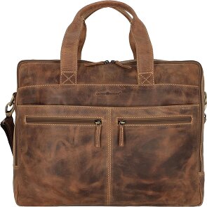 Greenburry Vintage briefcase leather 42 cm laptop compartment