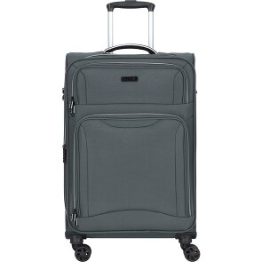 d&n Travel Line 9204 4 wheels Trolley M 66 cm with expansion pleat