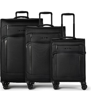 d&n Travel Line 9804 4 wheels Suitcase set 3-piece Expandable
