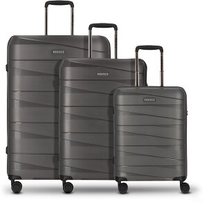 Redolz Essentials 10 3-SET 4 wheels Suitcase set 3-piece