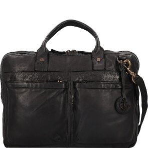 Harbour 2nd Urban Poets Briefcase Genuine Leather 50 cm Laptop compartment
