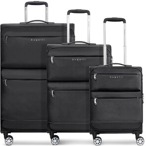 Bugatti Go Light Soft 4 wheels Suitcase set 3-piece