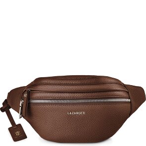 Lazarotti Bologna Leather Double-Zip Bum Bag, Crossbody, Leather, 25 cm