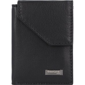 Greenland Nature Black Nappa wallet RFID leather 7 cm