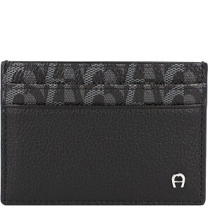 Aigner Logo credit card case leather 10 cm
