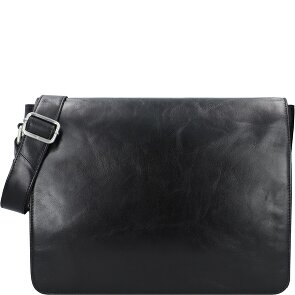 Leonhard Heyden Cambridge Messenger leather 38 cm laptop compartment