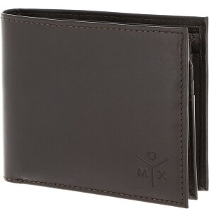 oxmox Leather Wallet RFID protection Genuine Leather 10 cm