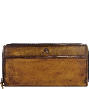 Greenburry Destressed Wallet RFID protection Leather 19 cm