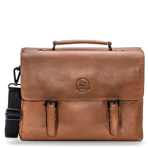 Farmhood Nashville briefcase XXL 3 compartments leather 39 cm