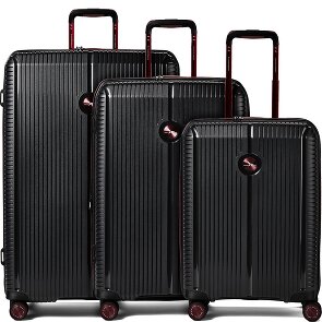 Polestream Paris 4 wheels Suitcase set 3-piece with expansion pleat