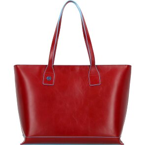 Piquadro Blue Square Shopper bag leather 35 cm