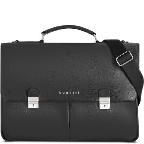 Bugatti Valencia briefcase XL leather 3 main compartments 43 cm laptop compartment Bugatti Valencia briefcase XL leather 3 main compartments 43 cm laptop compartment