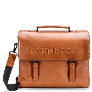 Farmhood Memphis briefcase XXL 3 compartments leather 39 cm