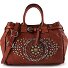  Rossella Handbag Genuine Leather 26 cm Variant cognac