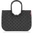  Loopshopper L frame shopper bag 46 cm Variant glossy dots black